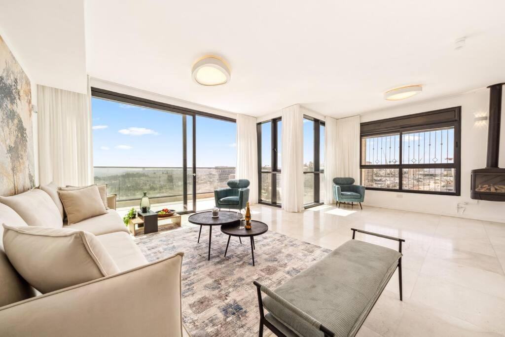 Penthouse Near Machne Yehuda With Jacuzzi *