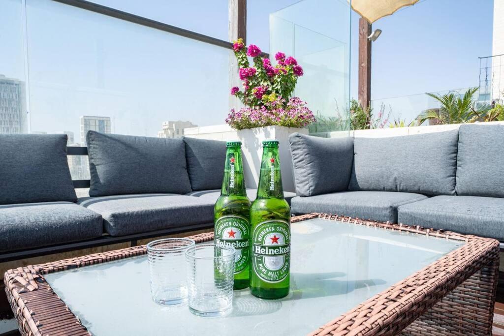דירה Penthouse Near Machne Yehuda With Jacuzzi